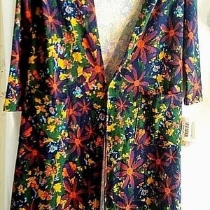 New with tags, SARAH XS LulaRoe Duster/Cardigan